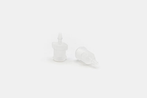 Syringe to flexible tube connector pack