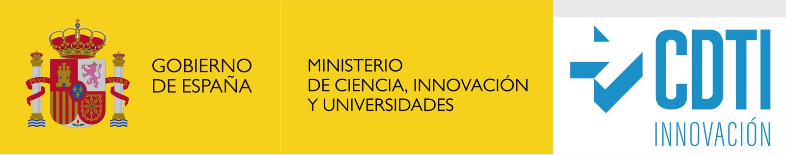 Logo CDTI, Gobierno de España y Unión europea